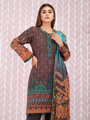 edenrobe Shades of Winter Embroidered Viscose 3pc Suit EWU21V11-21746 - FaisalFabrics.pk