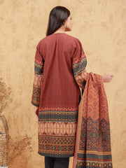 edenrobe Talaash Embroidered Viscose 3Pc Suit EWU21V11-21753