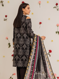edenrobe Nayab Lawn Unstitched 3pc Embroidered Suit EWU21V2-20404 - FaisalFabrics.pk