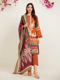 edenrobe Premium Lawn Unstitched 3 Piece Embroidered Suit EWU21V2-20416 - FaisalFabrics.pk