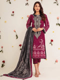 edenrobe Premium Lawn Unstitched 3 Piece Embroidered Suit EWU21V2-20418 - FaisalFabrics.pk