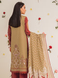 edenrobe Premium Lawn Unstitched 3 Piece Embroidered Suit EWU21V2-20424 - FaisalFabrics.pk