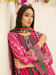 edenrobe Premium Lawn Unstitched 3 Piece Embroidered Suit EWU21V2-20429 - FaisalFabrics.pk