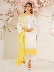 edenrobe Nayab Lawn Unstitched 3pc Embroidered Suit EWU21V2-20460 - FaisalFabrics.pk