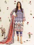 edenrobe Nayab Lawn Unstitched 3pc Embroidered Suit EWU21V2-20482 - FaisalFabrics.pk
