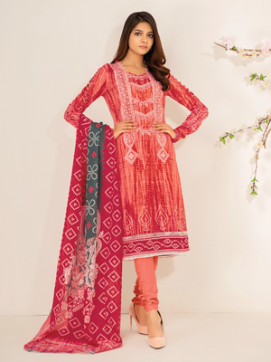 edenrobe Summer Luxe Lawn Unstitched 3pc Embroidered Suit EWU21V2-20484 - FaisalFabrics.pk