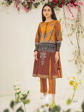 edenrobe Premium Lawn Unstitched 2 Piece Embroidered Suit EWU21V2-20495 - FaisalFabrics.pk