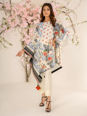 edenrobe Premium Lawn Unstitched 1pc Embroidered Shirt EWU21V2-20512 - FaisalFabrics.pk