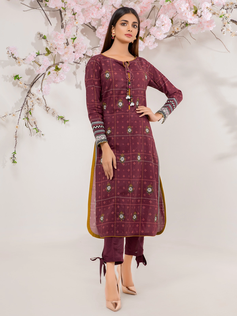 edenrobe Premium Lawn 2021 1PCS Embroidered Shirt EWU21V2-20514 - FaisalFabrics.pk