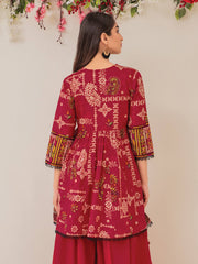 edenrobe Premium Lawn Unstitched 1pc Embroidered Shirt EWU21V2-20521 - FaisalFabrics.pk