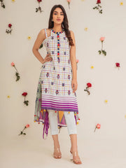 edenrobe Premium Lawn 2021 1PCS Embroidered Shirt EWU21V2-20525 - FaisalFabrics.pk