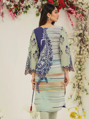 edenrobe Premium Lawn Unstitched 1pc Embroidered Shirt EWU21V2-20531 - FaisalFabrics.pk