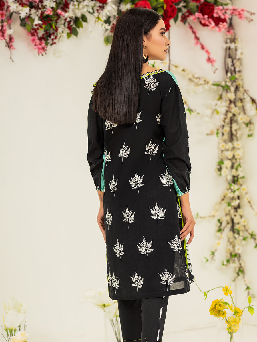 edenrobe Premium Lawn Unstitched 1pc Embroidered Shirt EWU21V2-20532 - FaisalFabrics.pk
