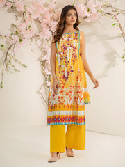edenrobe Premium Lawn Unstitched 1pc Embroidered Shirt EWU21V2-20535 - FaisalFabrics.pk