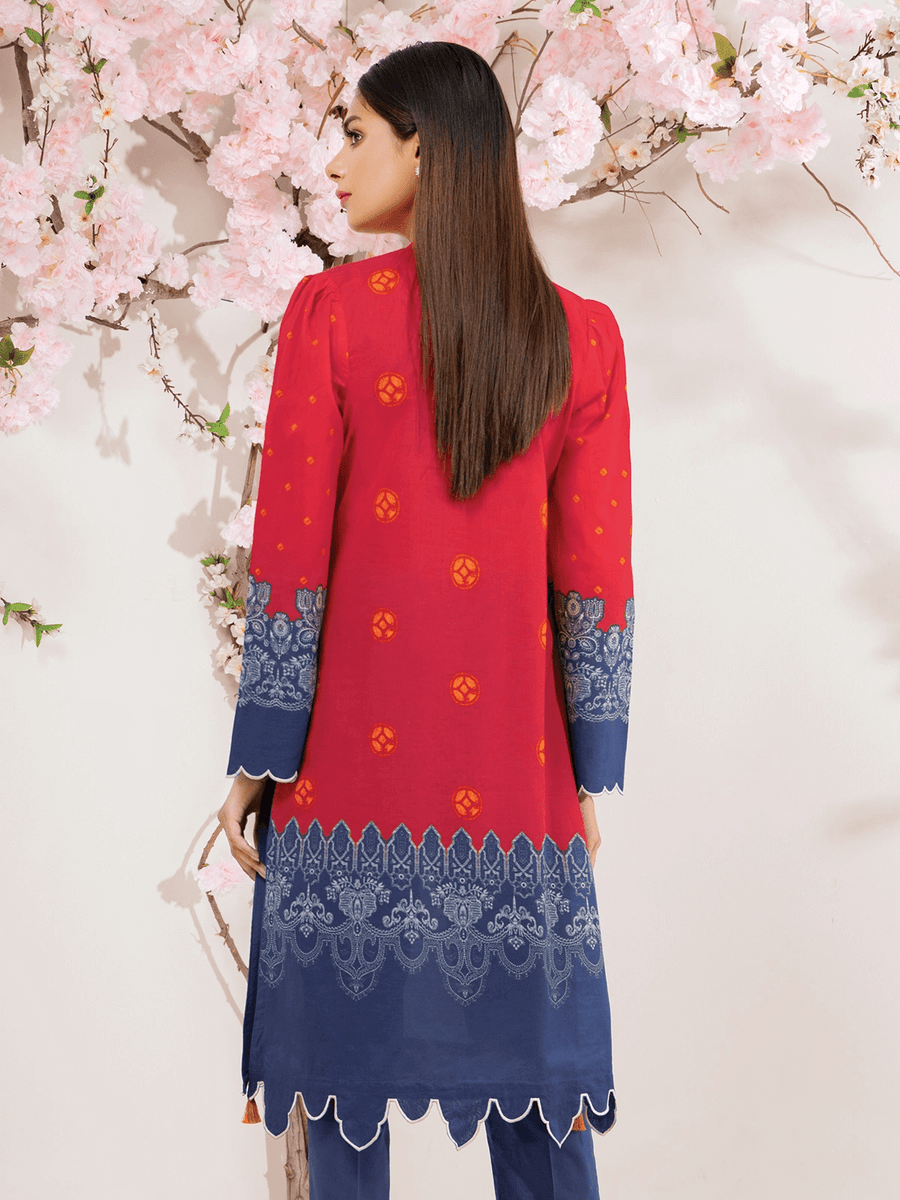 edenrobe Nayab Lawn Unstitched 1pc Embroidered Shirt EWU21V2-20541 - FaisalFabrics.pk