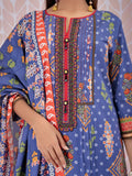 edenrobe Women Unstitched Shades Of Winter EWU21V8-21639 - Blue - 3 Piece - FaisalFabrics.pk