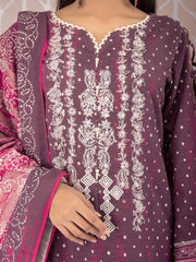 edenrobe Shades of Winter Cotail Embroidered 3pc Suit EWU21V8-21641 - FaisalFabrics.pk