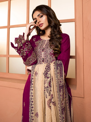 edenrobe Winter Muse Embroidered Khaddar 3pc Suit EWU21V8-21649 - FaisalFabrics.pk