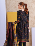 edenrobe Shades of Winter Khaddar Embroidered 3pc Suit EWU21V8-21673 - FaisalFabrics.pk