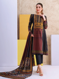 edenrobe Shades of Winter Khaddar Embroidered 3pc Suit EWU21V8-21673 - FaisalFabrics.pk