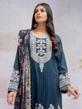 edenrobe Shades of Winter Khaddar Embroidered 3pc Suit EWU21V8-21677 - FaisalFabrics.pk