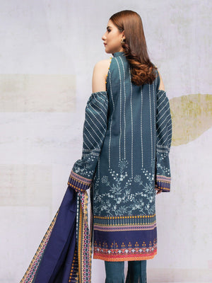 edenrobe Talaash Embroidered Khaddar 3Pc Suit EWU21V8-21691