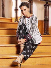 edenrobe Shades of Winter Embroidered Khaddar 2pc Suit EWU21V8-21695 - FaisalFabrics.pk