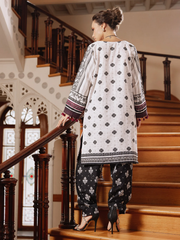edenrobe Shades of Winter Embroidered Khaddar 2pc Suit EWU21V8-21695 - FaisalFabrics.pk