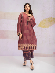 edenrobe Shades of Winter Embroidered Khaddar 2pc Suit EWU21V8-21702 - FaisalFabrics.pk