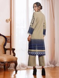 edenrobe Shades of Winter Embroidered Khaddar 1pc Shirt EWU21V8-21703 - FaisalFabrics.pk