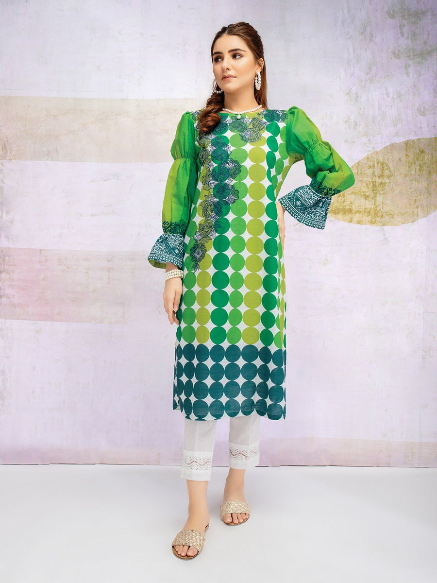 edenrobe Talaash Embroidered Khaddar Shirt EWU21V8-21709