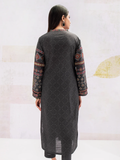 edenrobe Shades of Winter Embroidered Khaddar 1pc Shirt EWU21V8-21710 - FaisalFabrics.pk