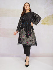 edenrobe Talaash Embroidered Khaddar Shirt EWU21V8-21714