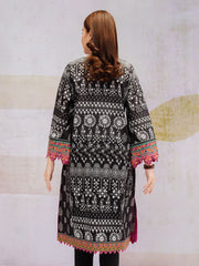 edenrobe Women Unstitched Shades Of Winter EWU21V8-21715 - Black - 1 Piece - FaisalFabrics.pk
