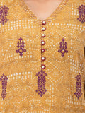 edenrobe Shades of Winter Embroidered Khaddar 1pc Shirt EWU21V8-21717 - FaisalFabrics.pk