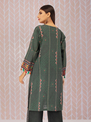 edenrobe Shades of Winter Embroidered Khaddar 1pc Shirt EWU21V8-21719 - FaisalFabrics.pk