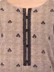edenrobe Shades of Winter Embroidered Khaddar 1pc Shirt EWU21V8-21720 - FaisalFabrics.pk