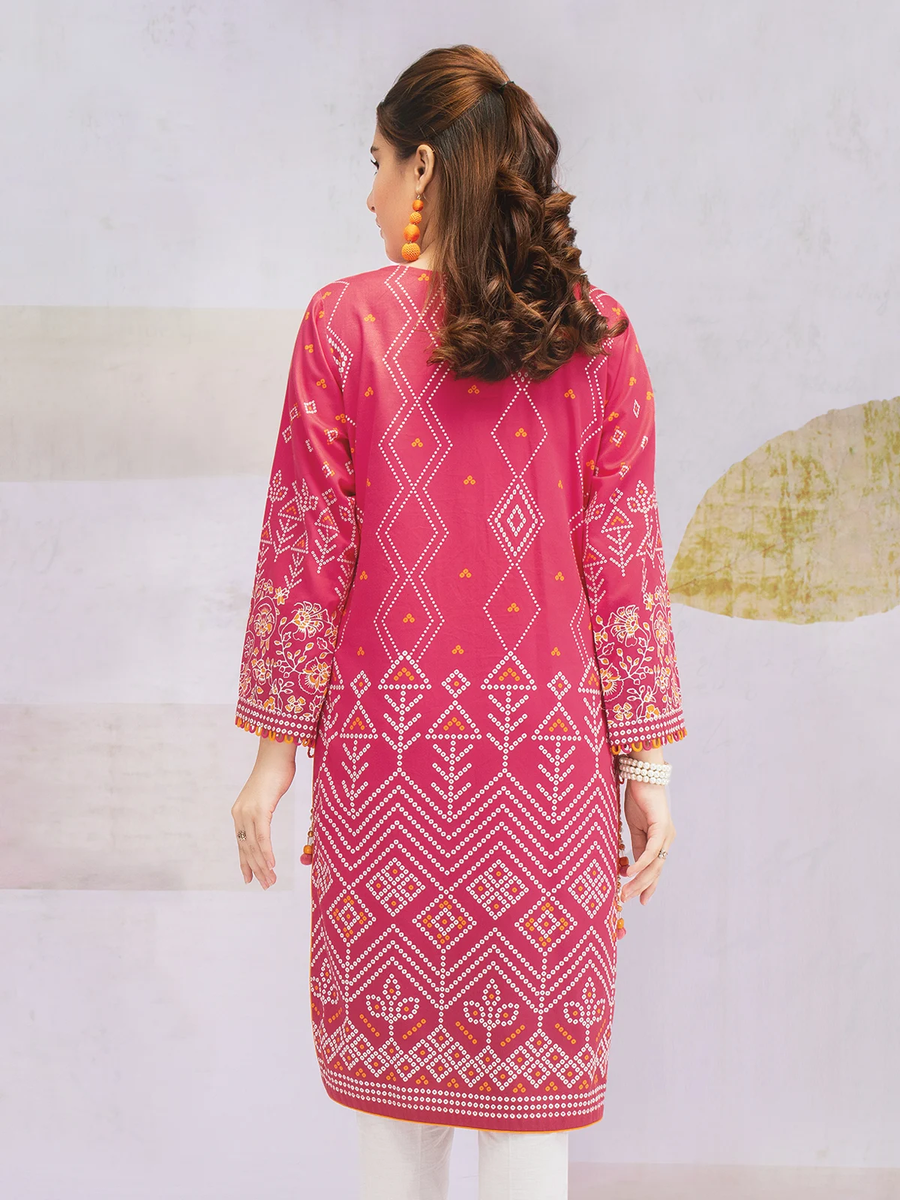 edenrobe Women Unstitched Shades Of Winter EWU21V8-21726 - Pink - 1 Piece - FaisalFabrics.pk