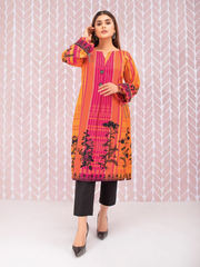 edenrobe Unstitched Shades Of Winter EWU21V8-21728 - Orange & Pink - 1 Piece