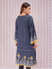 edenrobe Talaash Embroidered Cotton Satin Shirt EWU21V8-21734