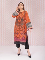 edenrobe Women Unstitched Shades Of Winter EWU21V8-21736 - Orange - 1 Piece - FaisalFabrics.pk