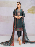 edenrobe Shades of Winter Khaddar Embroidered 3pc Suit EWU21V8-21744 - FaisalFabrics.pk