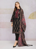 edenrobe Shades of Winter Khaddar Embroidered 3pc Suit EWU21V8-21756 - FaisalFabrics.pk