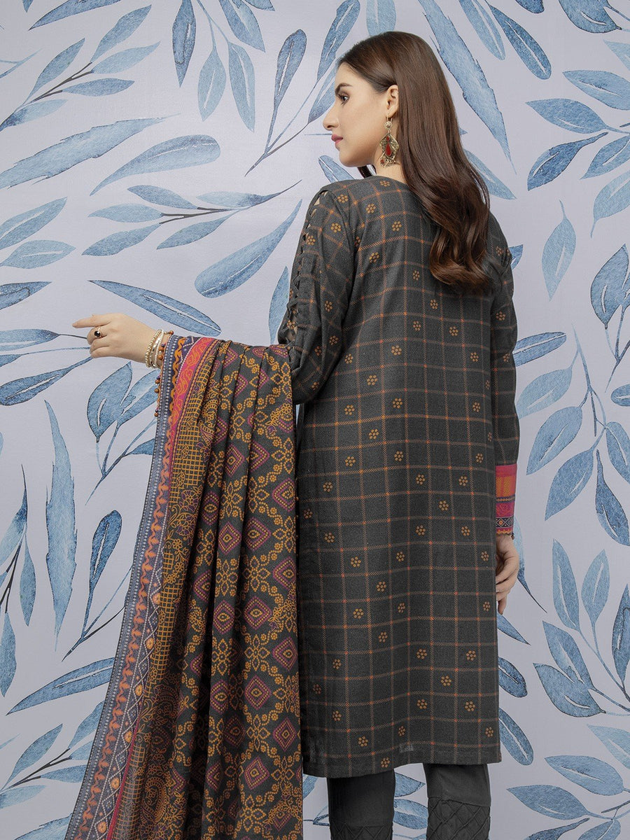 edenrobe Talaash Embroidered Marina 3Pc Suit EWU21V8-21825