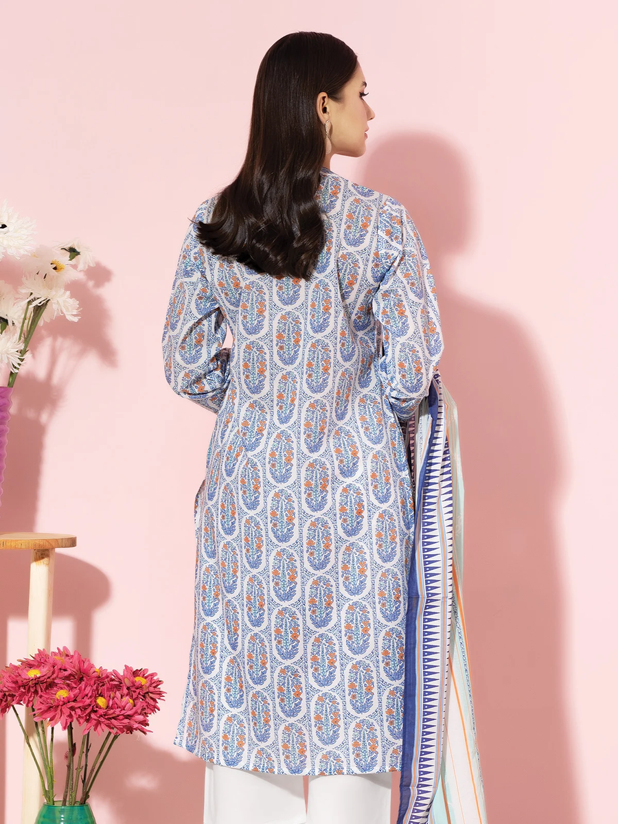edenrobe EWU22A1-20729 - Blue & White