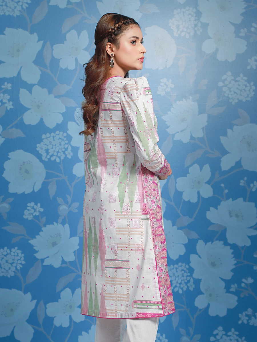 edenrobe EWU22A1-20746 - Pink & White