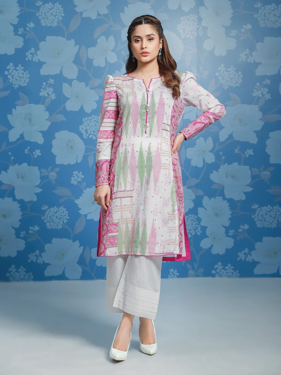 edenrobe EWU22A1-20746 - Pink & White