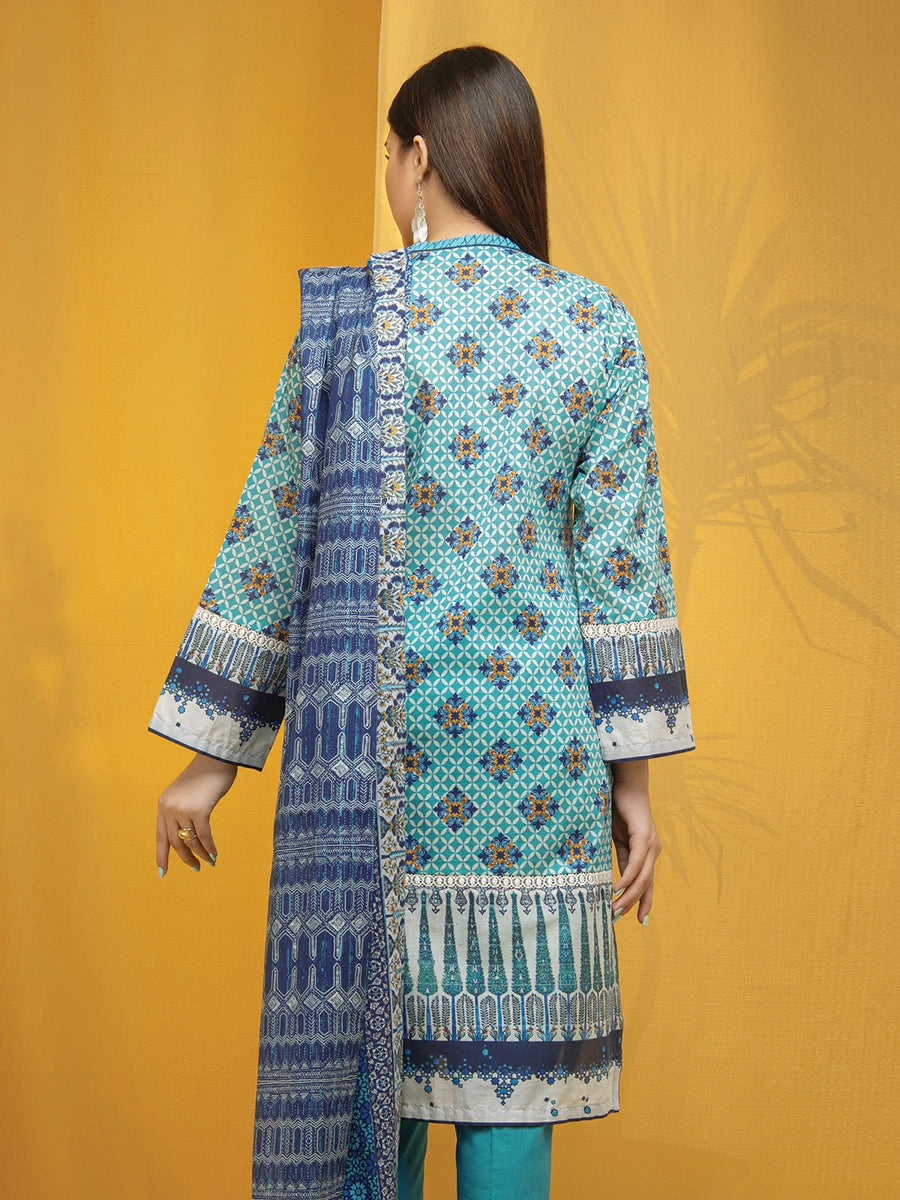 EWU22A1-23003 - Turquoise - 3 Piece