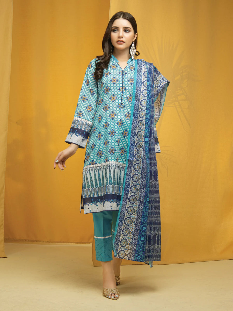 EWU22A1-23003 - Turquoise - 3 Piece