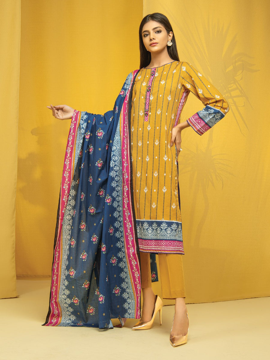 edenrobe EWU22A1-23024 - Mustard - 3 Piece